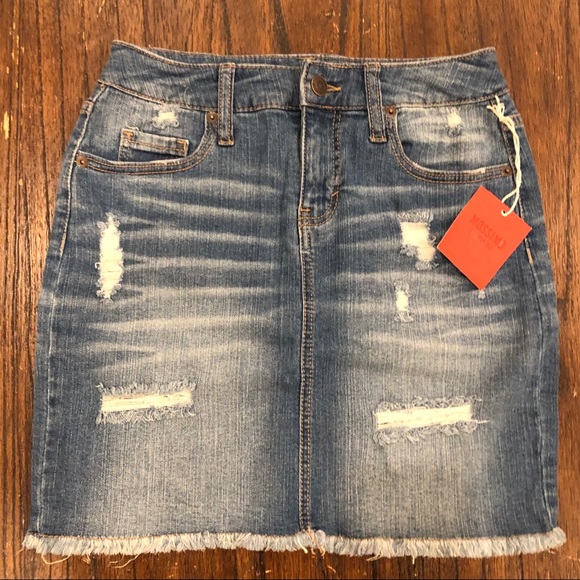 Mossimo Supply Co Blue Jean Skirt - Picture 3 of 16